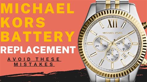 how much is a battery for a michael kors watch|Michael Kors smartwatch battery replacement.